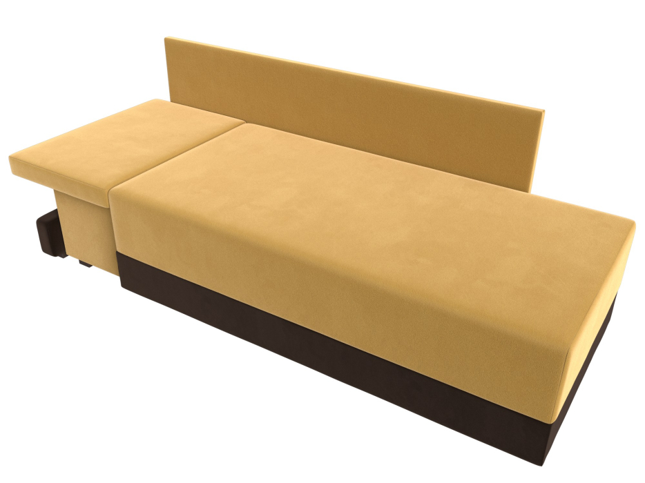 Кушетка диван, Кушетка Никас левая, микровельвет