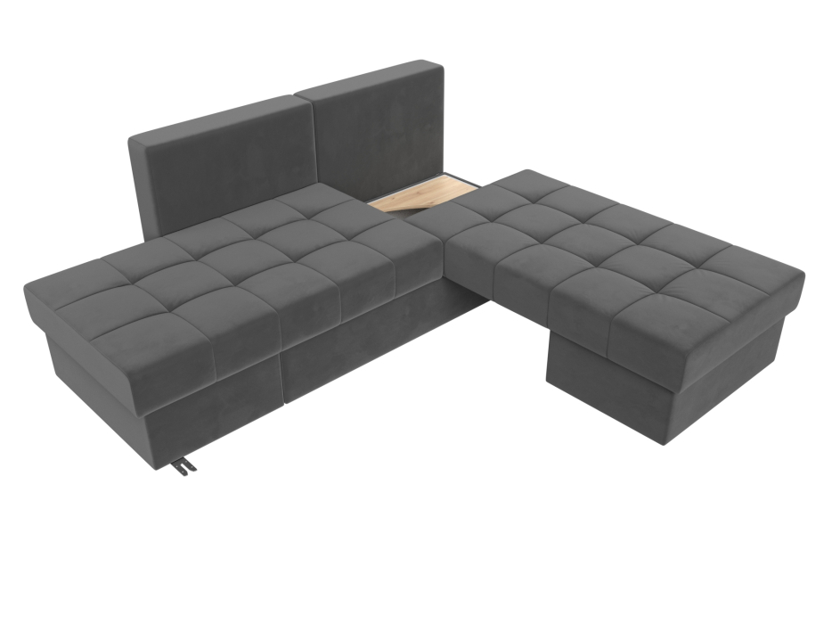 Диваны еврокнижки, Диван трансформер Сплит, велюр