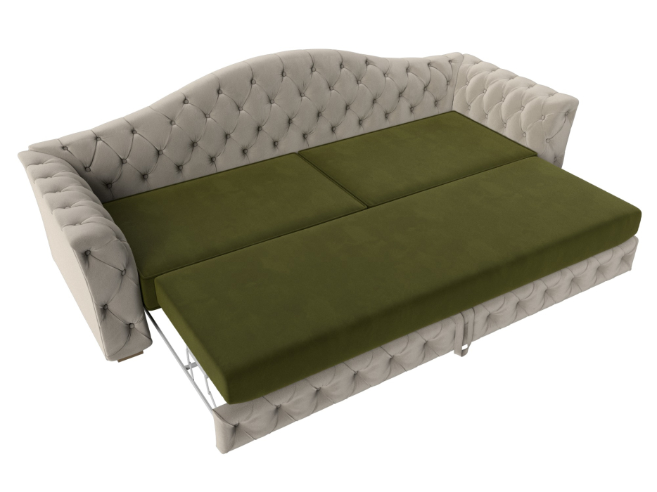 Диваны кровати со спальным местом, Прямой диван Артис, микровельвет