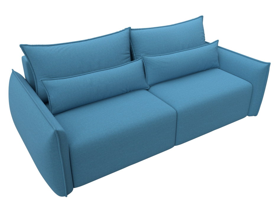 Диваны еврокнижки, Диван прямой Лига-051 НПБ, рогожка Амур