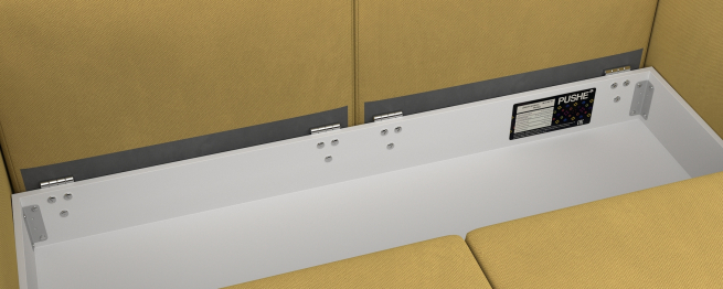 Диван-кровать Фьорд SMART 140, велюр