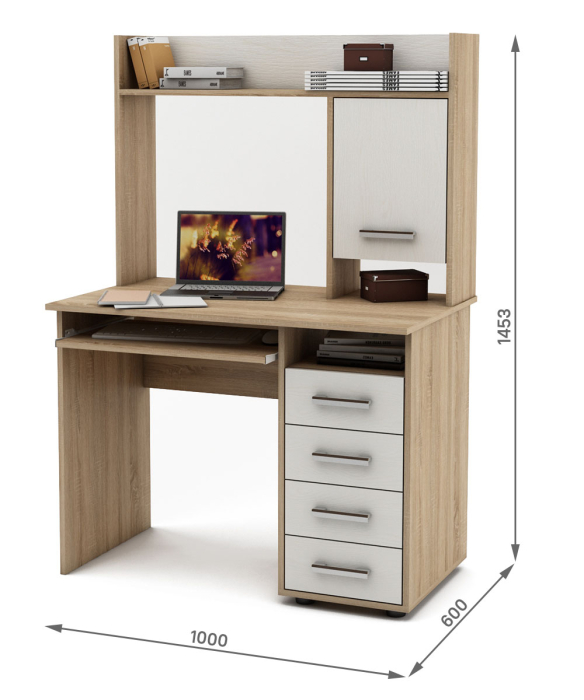 Прямые, Письменный стол Остин-11К