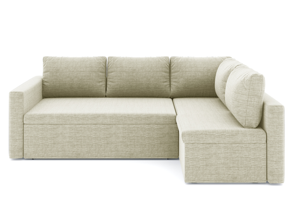 Диваны угловые в гостиную, Диван-кровать угловой Мансберг дельфин, рогожка