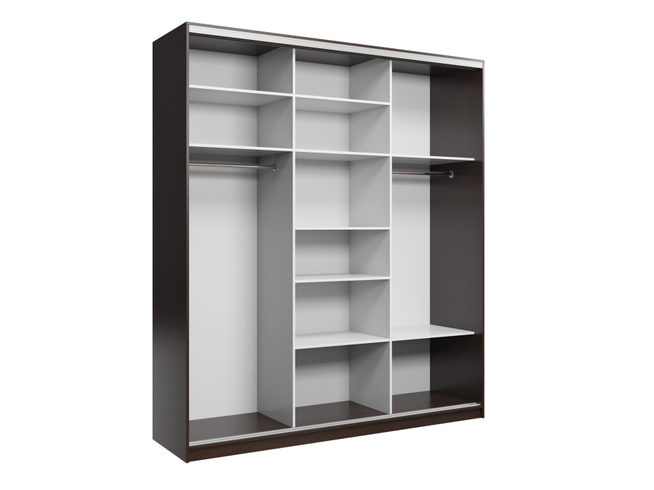 Шкафы-купе, Шкаф купе 3-х дверный Айсберг 210