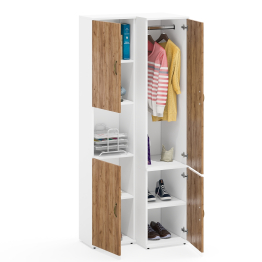 Глубокий пенал для одежды и пенал с нишей Лидер-8