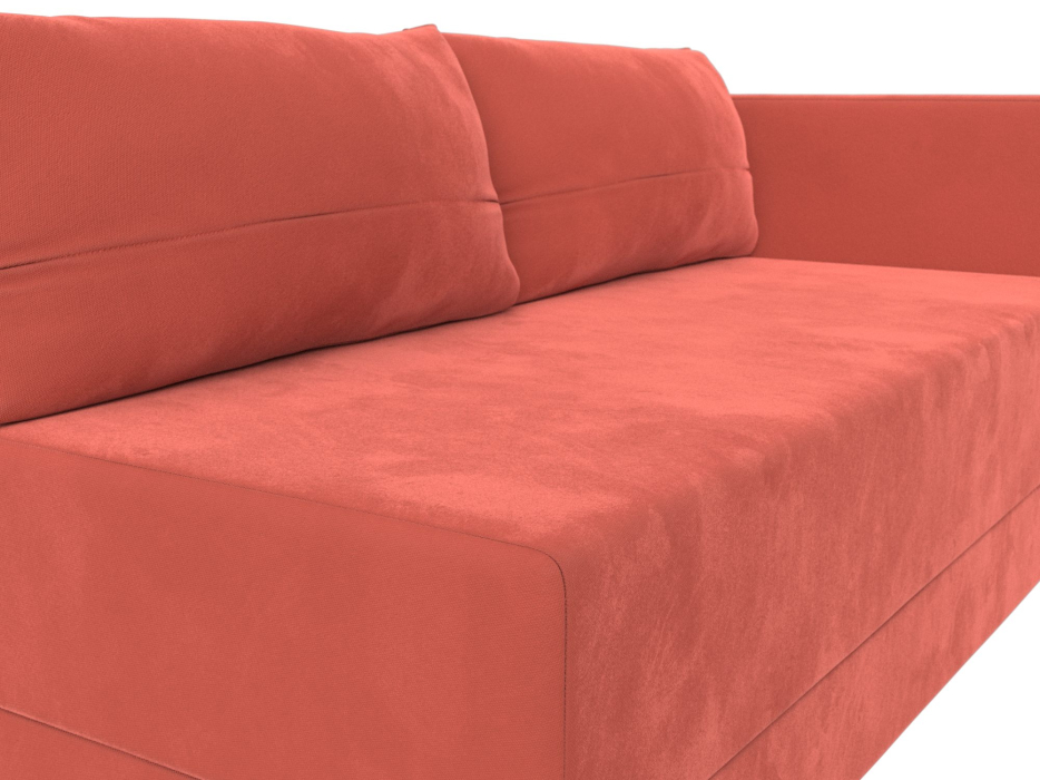 Кушетка диван, Кушетка Никас правая, микровельвет