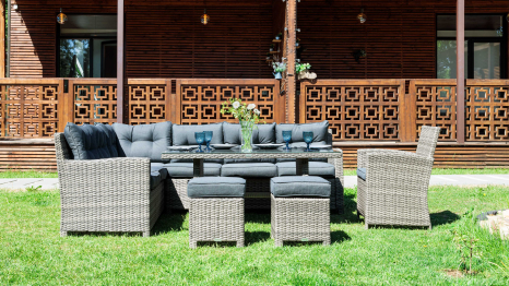 Угловой комплект Genry из искусственного ротанга