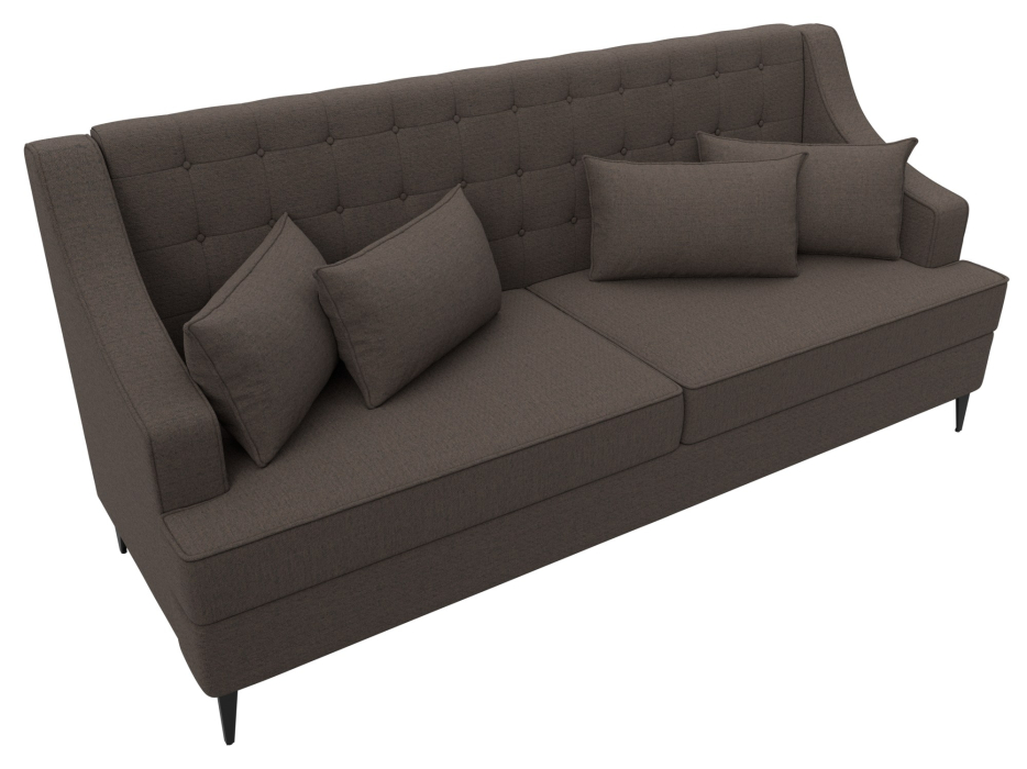 Дизайнерские диваны для гостиной, Диван кухонный прямой Марк, рогожка Амур