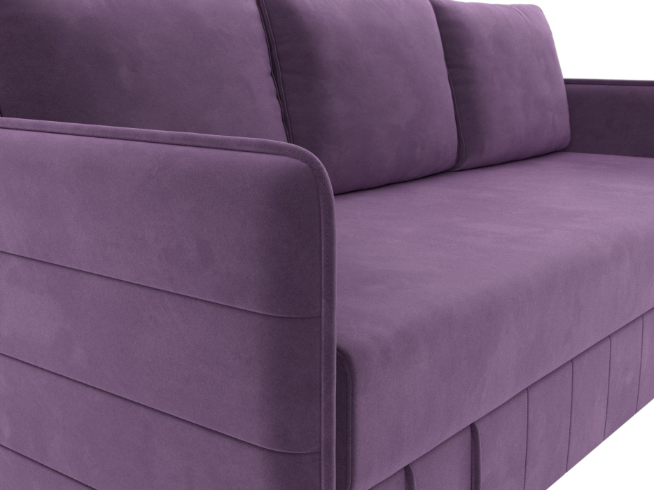 Диваны с ящиком для белья, Прямой диван Слим НПБ, микровельвет