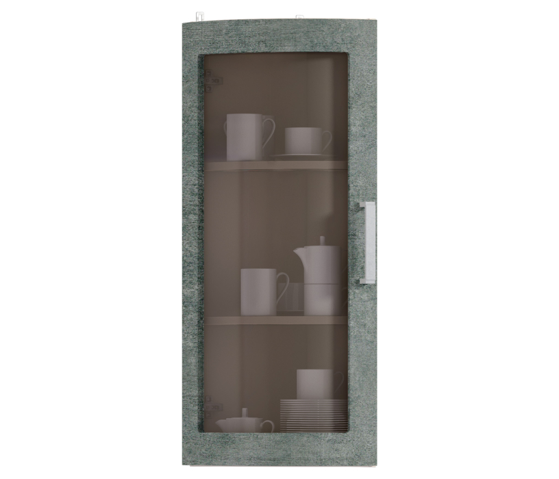 Регина, Регина шкаф навесной торцевой со стеклом 1 дв 29х93 см