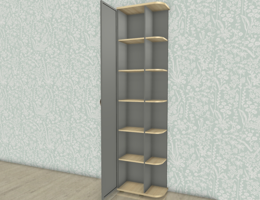 Шкафы одностворчатые, Модульная система Карина Шкаф ШК-1025