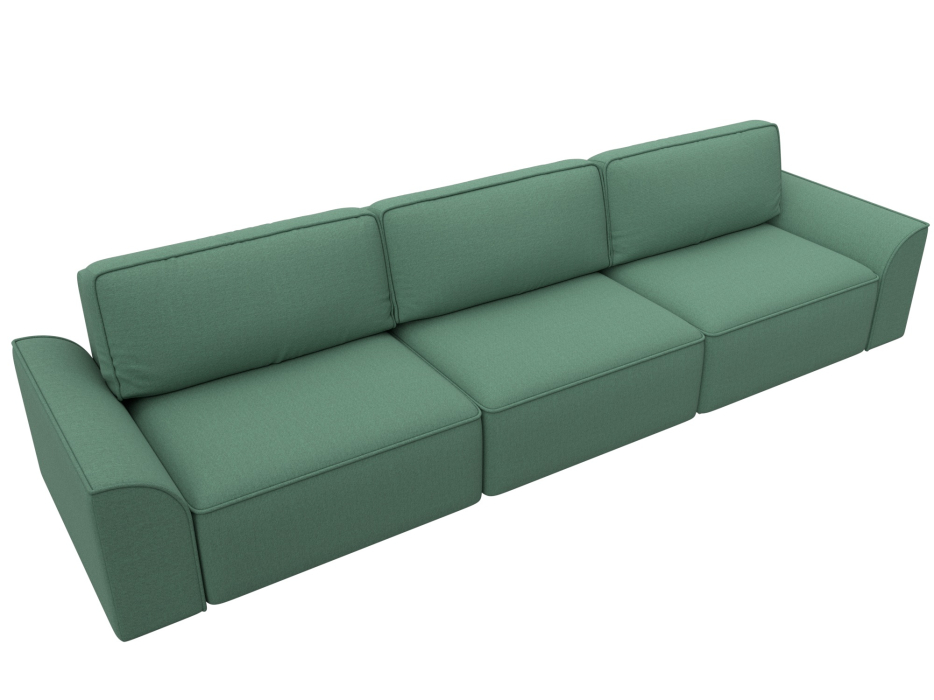 Диваны еврокнижки, Диван прямой Лига-048 НПБ Лонг, рогожка Амур