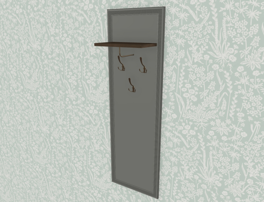 Настенные, Модульная система Карина Вешалка ВШ-1001