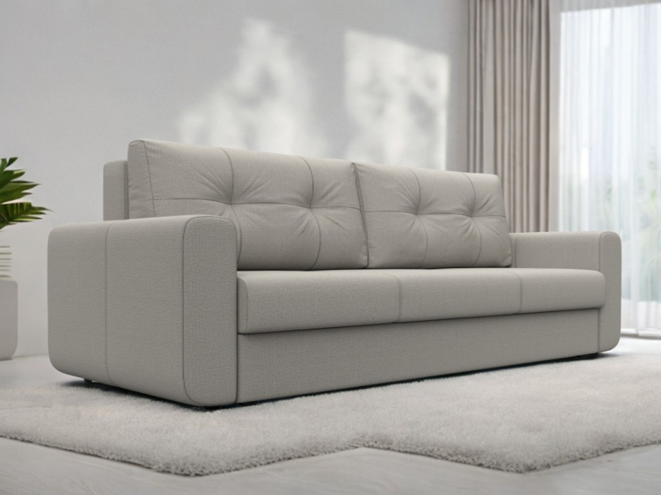 Диваны еврокнижки, Диван прямой Лига-031, рогожка Амур