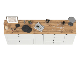 Тумба для обуви и комод четыре ящика Остин