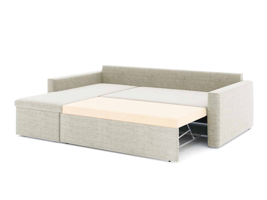 Диваны угловые в гостиную, Диван-кровать угловой Турин дельфин, рогожка