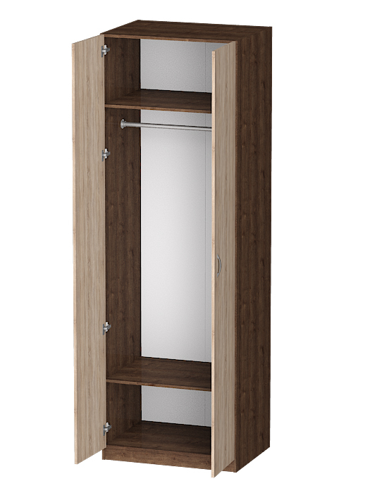 Для одежды, Распашной шкаф Лайф для одежды 80*60*240	Дуб экспрессив