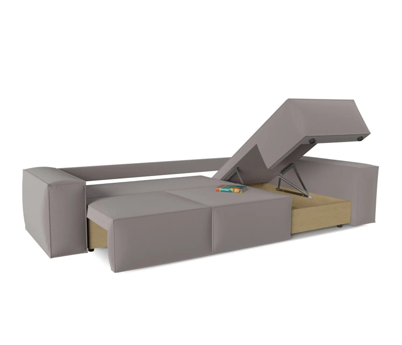 Диваны угловые в гостиную, Диван угловой Лофт, велюр