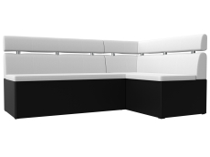 Диваны угловые кухонные, Кухонный угловой диван Классик правый угол, экокожа