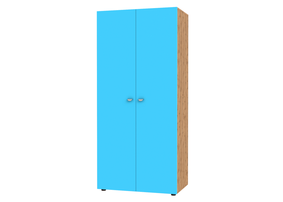 Для одежды, ШКАФ ДВУХСТВОРЧАТЫЙ GК 900 Дуб Вотан