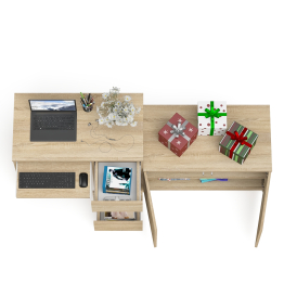 Тумба Мори МА900.1 и стол компьютерный МС-6 ящики справа