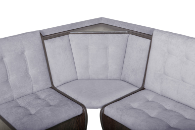 Кухонный уголок Стиль 1Л (со столом СТ4) Дуб венге / велюр