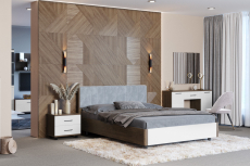 Спальные гарнитуры, Модульная спальня Грейс композиция 7  Гикори Джексон Темный