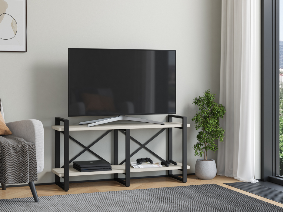 ТВ-тумбы, Тумба под ТВ Айсберг Лофт 120 черный