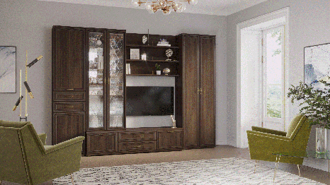 Модульная гостиная Карина композиция 14