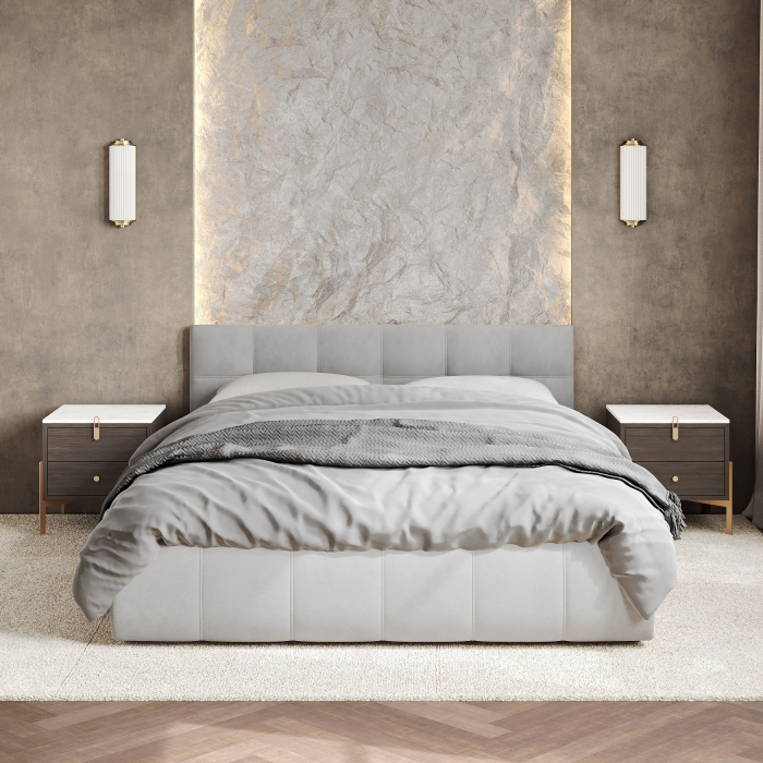 Мягкая кровать, Кровать двуспальная  Венера-1 160х200, с подъемным механизмом