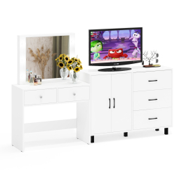 Комод 123-1204 и косметический столик с подсветкой СТ-5