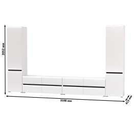 Мебель для гостиной корпусная Сидней № 128