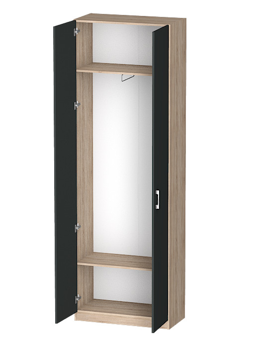 Для одежды, Распашной шкаф Лайф для одежды 80*40*240 Дуб сонома