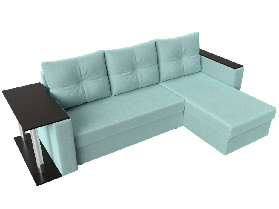 Диваны угловые в гостиную, Угловой диван Атланта правый угол, рогожка Амур