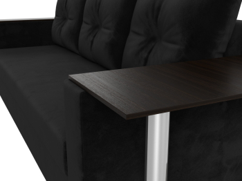 Диван прямой Атланта со столом справа, велюр