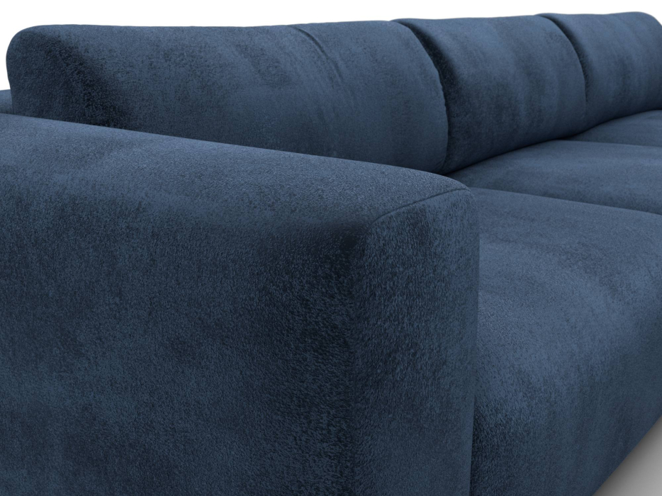 Диваны угловые в гостиную, Диван угловой Лига-066 НПБ Лонг угол правый, велюр TOWER