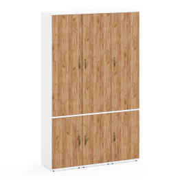 Набор модульной мебели из трёх узких шкафов для документов Лидер-8