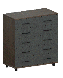 Модульная система Грейс Комод КМ-5021  Гикори Джексон Темный