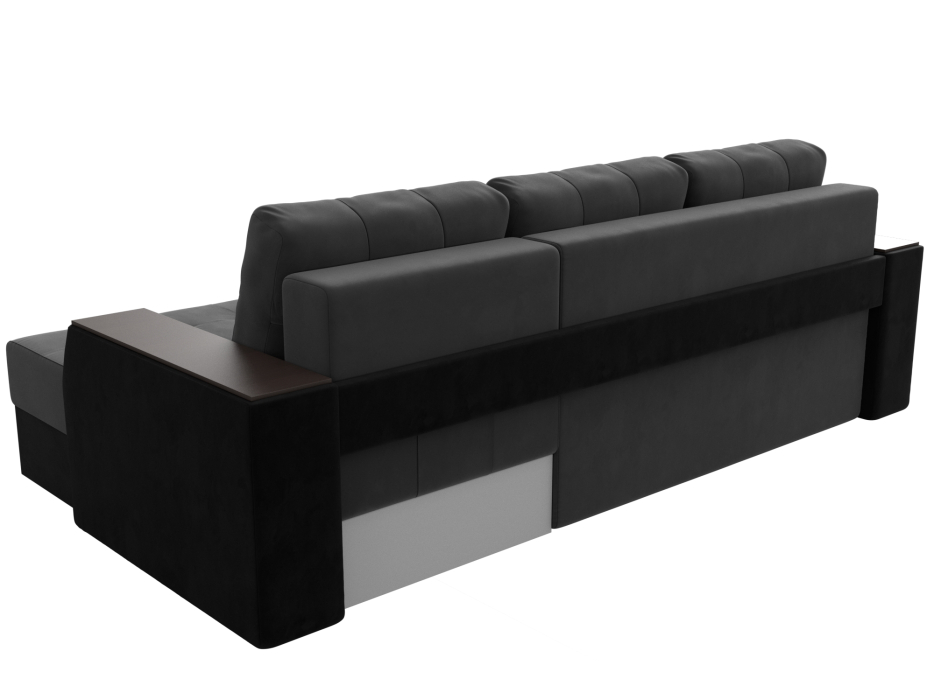 Диваны угловые в гостиную, Угловой диван Эмир БС правый угол, велюр