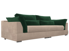 Диваны с ящиком для белья, Прямой диван Пекин, велюр