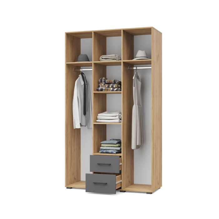 Шкафы распашные, Модульная система Ева Е34 Шкаф