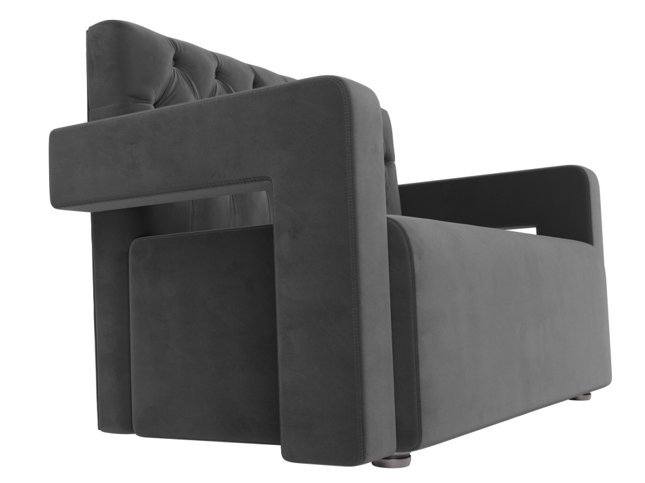 Дизайнерские диваны для гостиной, Прямой диван Рамос Люкс 2-х местный, велюр