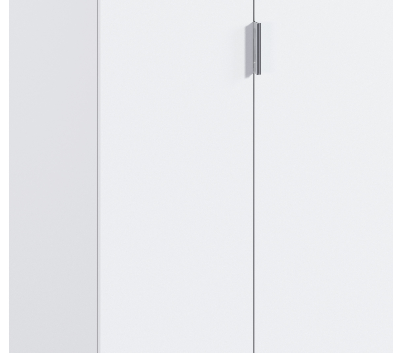 Шкафы распашные, Мальта СБ-3263 Шкаф 2 дверный Белый/МДФ Белый