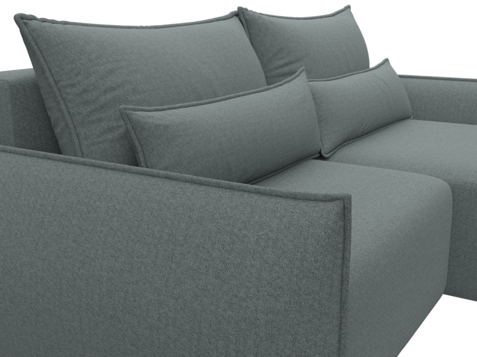 Диваны угловые в гостиную, Диван угловой Лига-051 НПБ угол универсальный, рогожка Амур