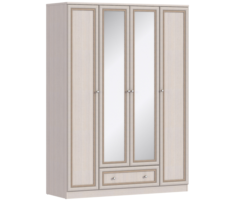 В спальню, Шкаф 4-х дверный Грация СБ-2198