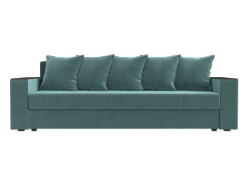 Диван прямой Дубай Лайт полки слева, велюр