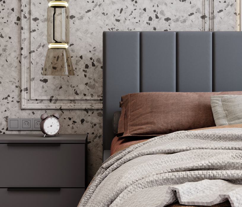 Мягкая кровать, Кровать Аврора 1,6