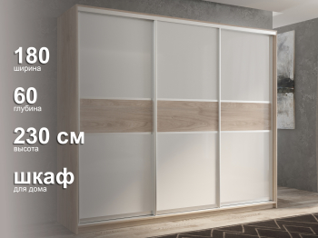 Шкаф-купе 3х дверный Кааппи 11 180х60