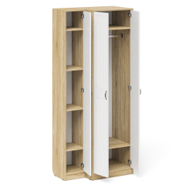 Пенал в прихожую и шкаф две двери П-6 МДФ фрезеровка прованс