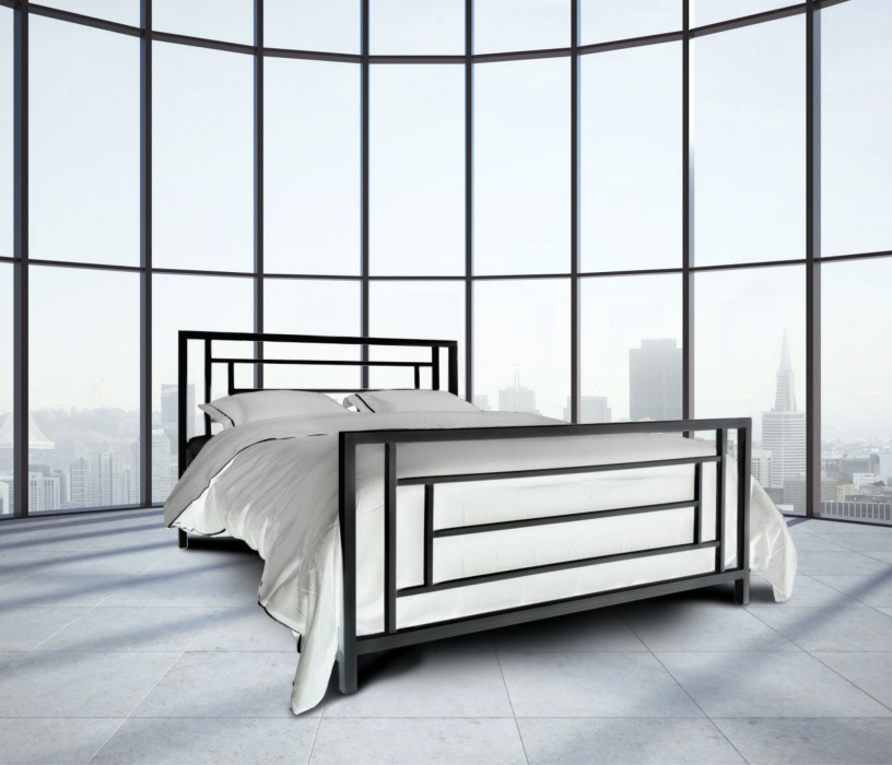 Кровати 140 см, Кровать в стиле лофт Орландо 1.4